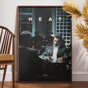 Heat Poster, Retro Movie Poster, Vintage Poster